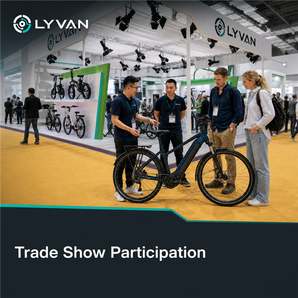 LYVAN product discussion with visitors